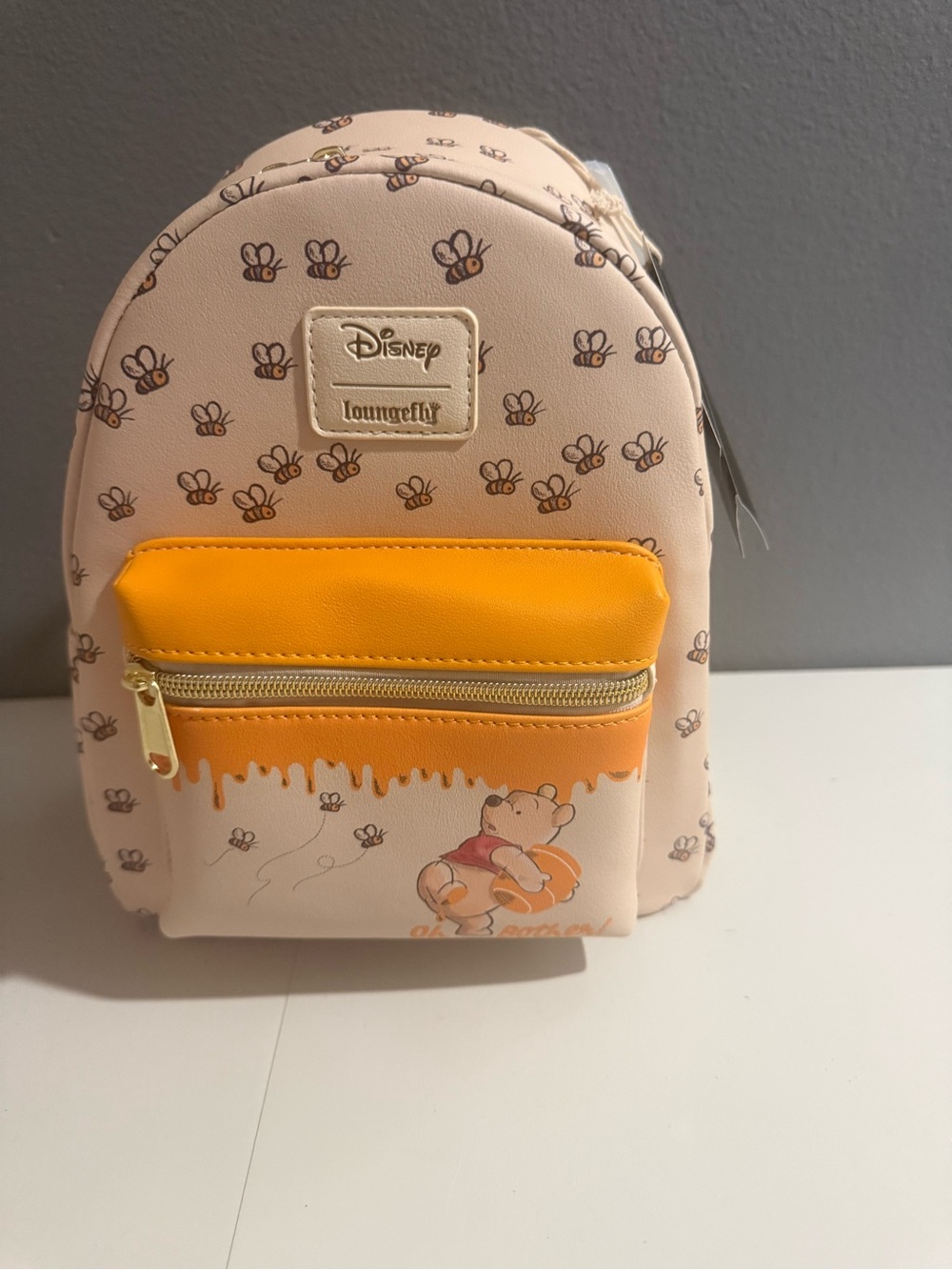 Loungefly Winnie the Pooh Bees Honey Mini Backpack Disney NWT Oh Bother